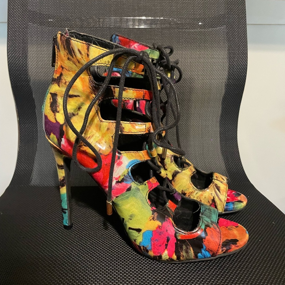 Candie’s Lace-Up High Heels